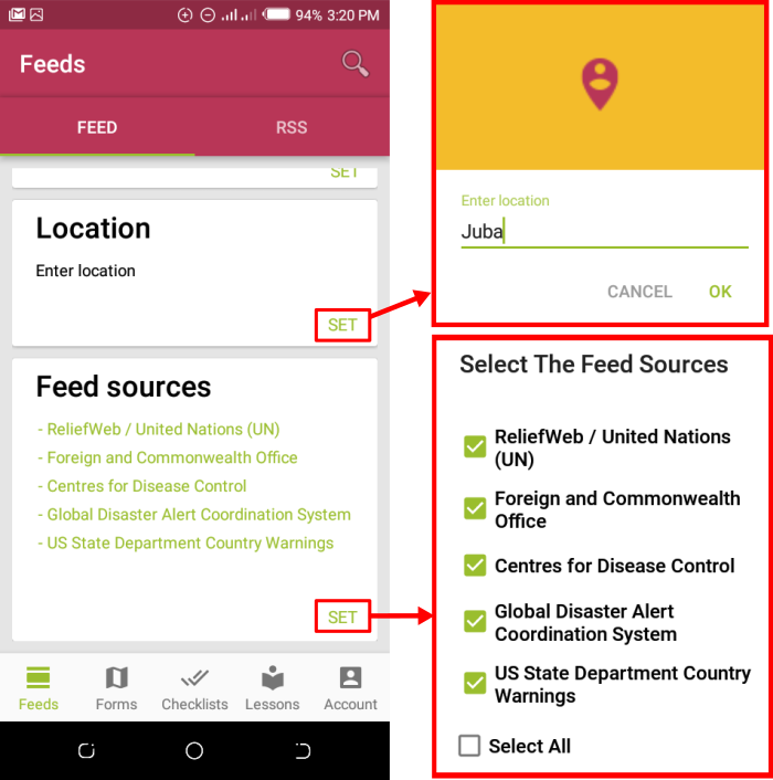 Umbrella feed to monitor local threats