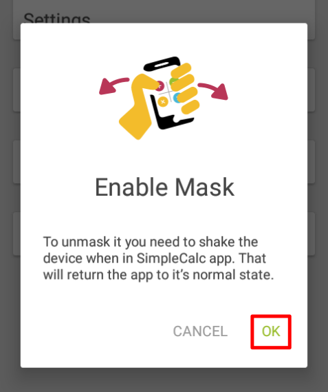 Enable Mask